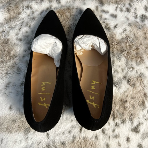 New French Sole Suede Wedge Pumps “Clap” Sz 7 - Picture 9 of 12